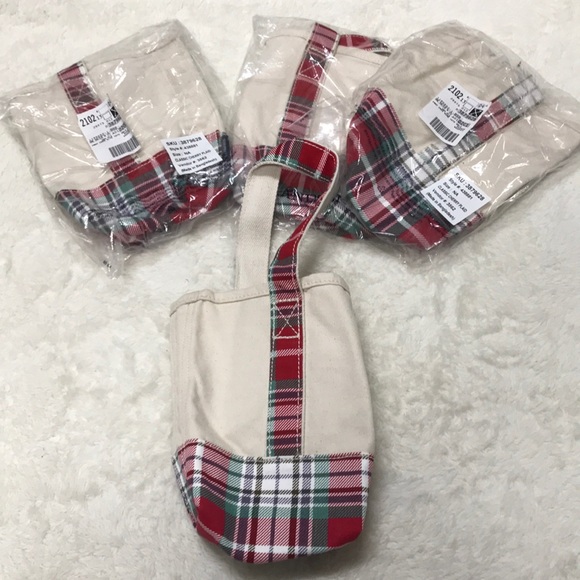 Land’s End Handbags - 4 pcs. Land’s End wine tote bag